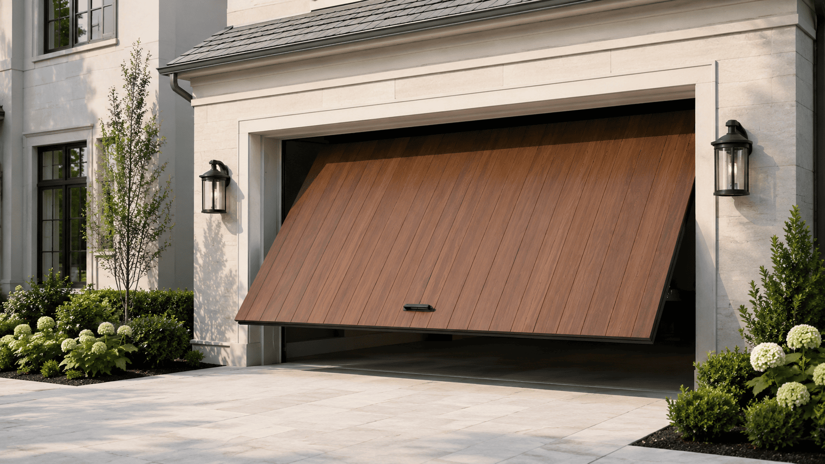 Garage door repair in progress — Truganina